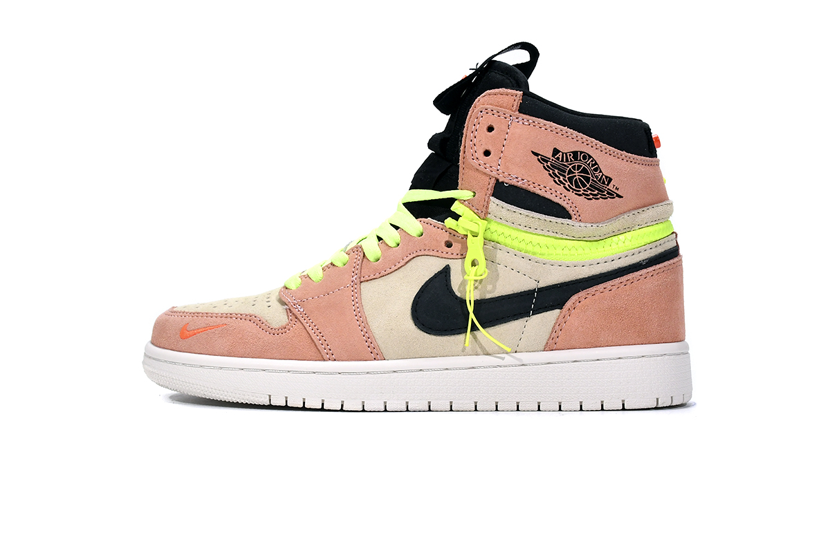 Air Jordan 1 High Switch 'Pink Volt' CW6576-800 - Stylish Sneakers for Unbeatable Fashion