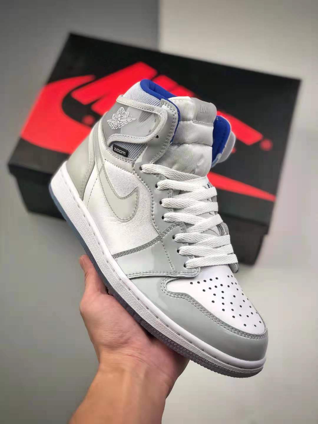 Air Jordan 1 High Zoom 'Racer Blue' CK6637-104: Stylish and Iconic Sneaker for the Modern Athlete