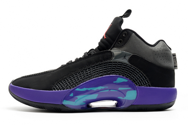Air Jordan 35 Black/Grey-Purple Basketball Shoes: Premium Performance for the Court