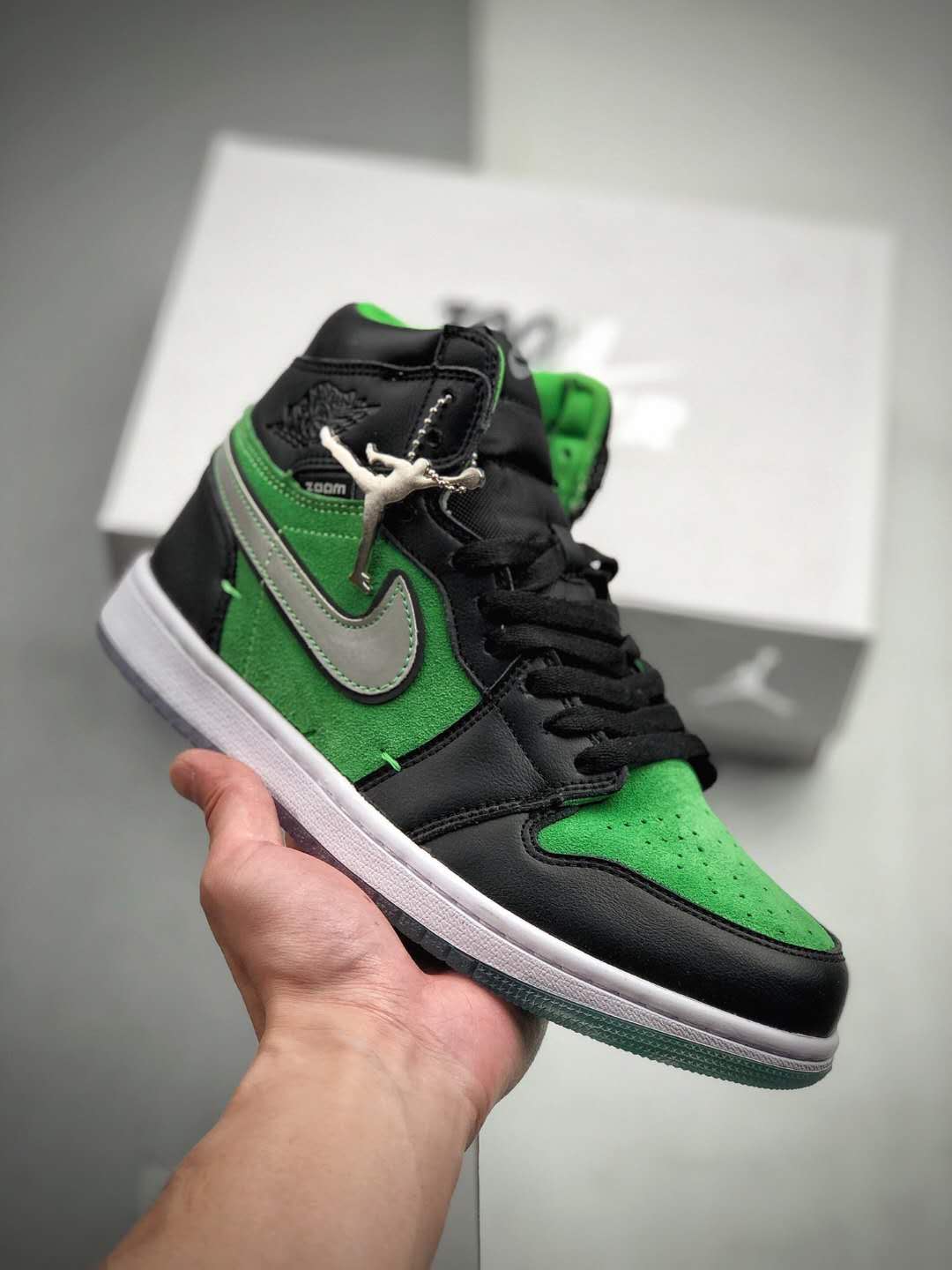 Air Jordan 1 High Zoom Rage Green CK6637-300 - Iconic Green Sneakers | Limited Edition