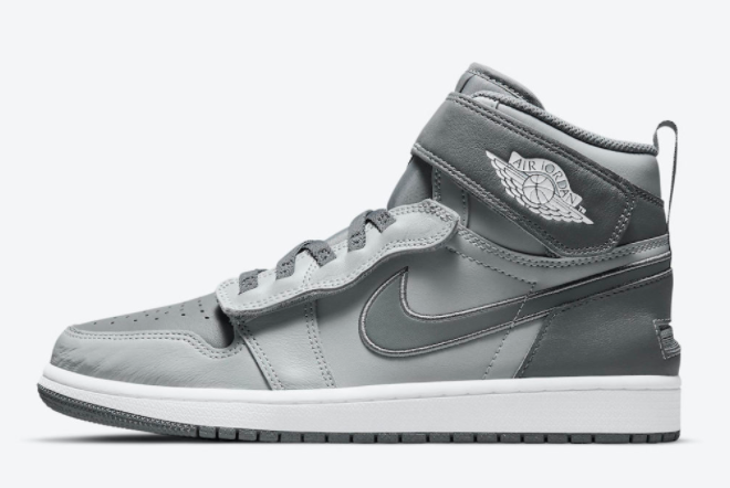 Air Jordan 1 FlyEase Grey/White CQ3835-003 - Stylish and Easy-to-Wear Athletic Shoes