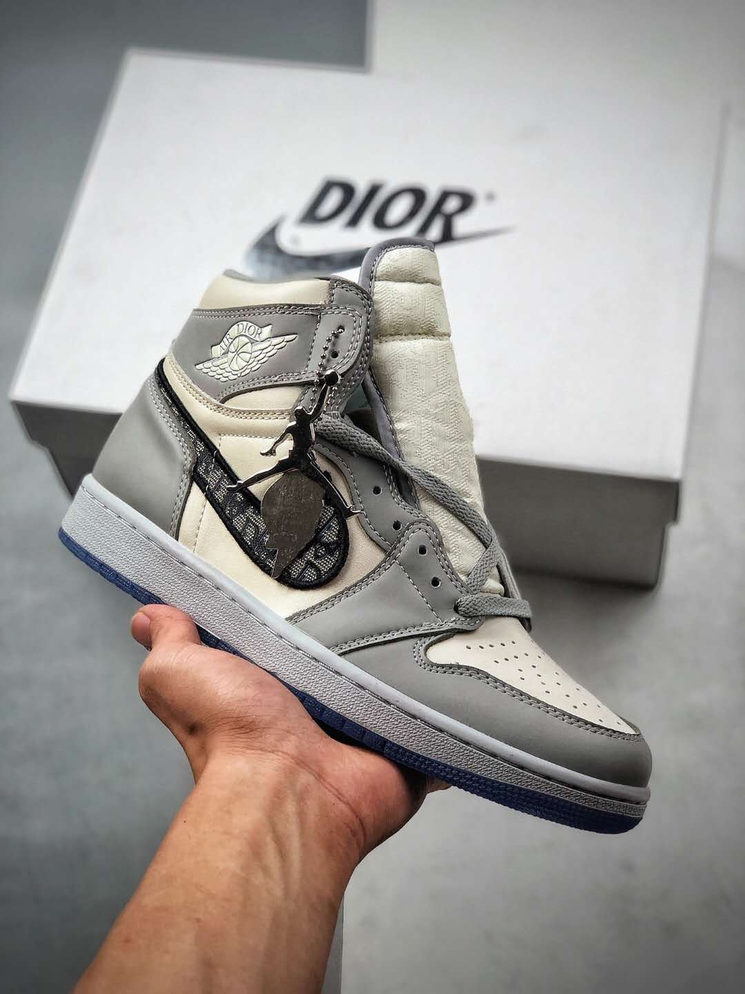 Nike Dior x Air Jordan 1 High OG Grey CN8607-002 | Limited Edition