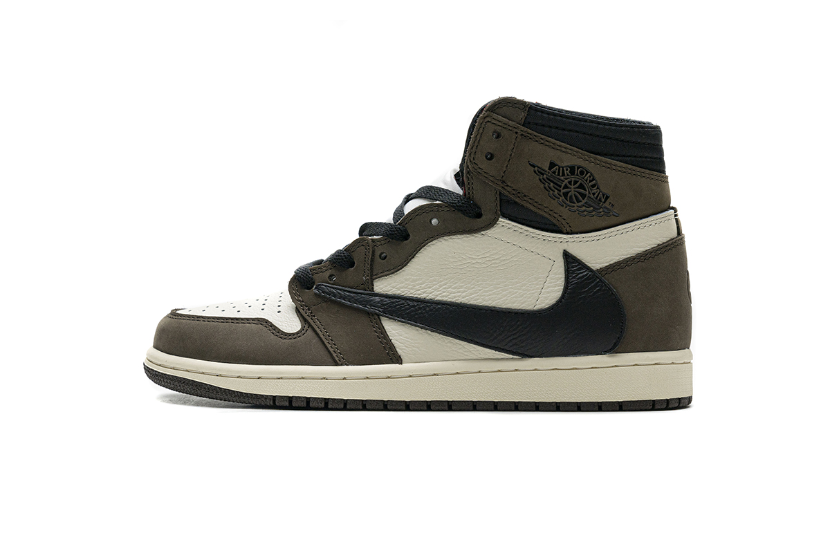 Travis Scott x Air Jordan 1 Retro High OG 'Mocha' CD4487-100 - Limited Edition Sneaker