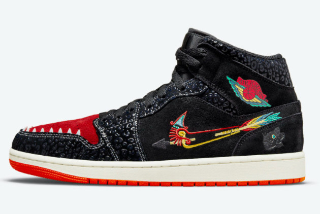 Air Jordan 1 Mid 'Siempre Familia' DN4904-001 - Classic Style with a Familial Touch