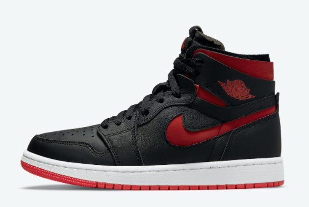 Air Jordan 1 Zoom CMFT Bred Black/University Red-White - Limited Edition Sneakers