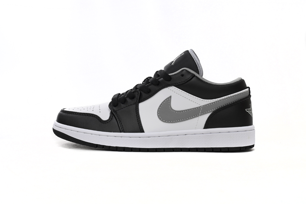 Air Jordan 1 Low 'Black White Grey' 553558-040 - Sleek and Stylish Footwear
