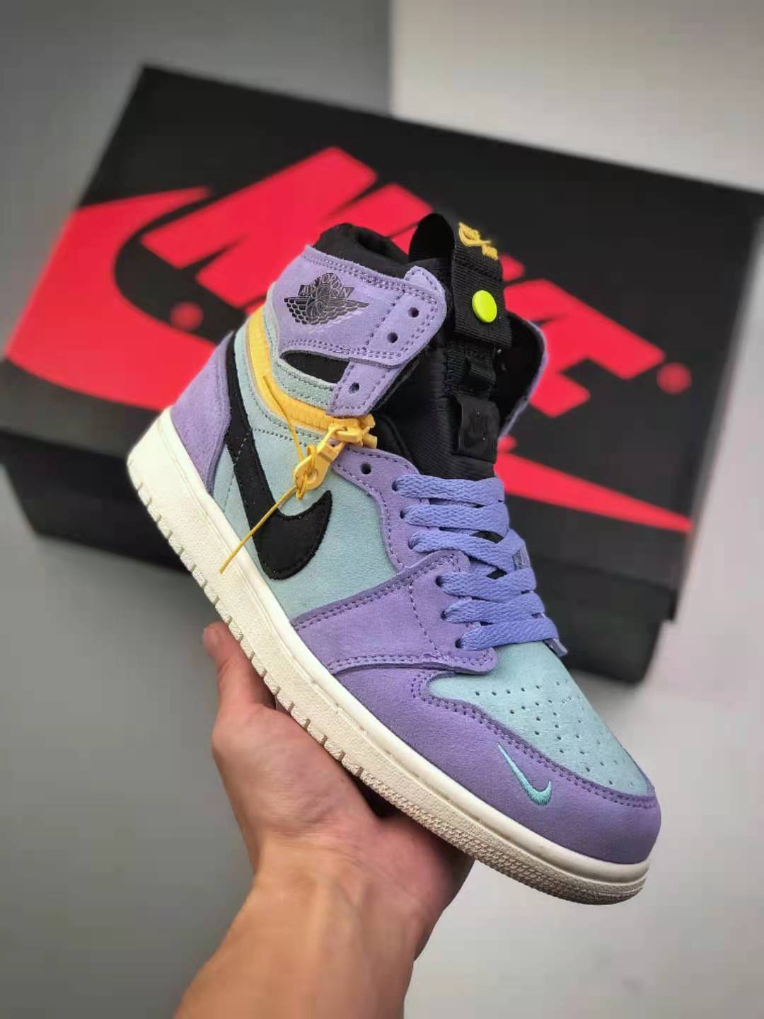 Air Jordan 1 High Switch 'Purple Pulse' CW6576-500 - Authentic Jordan Sneakers at Competitive Prices