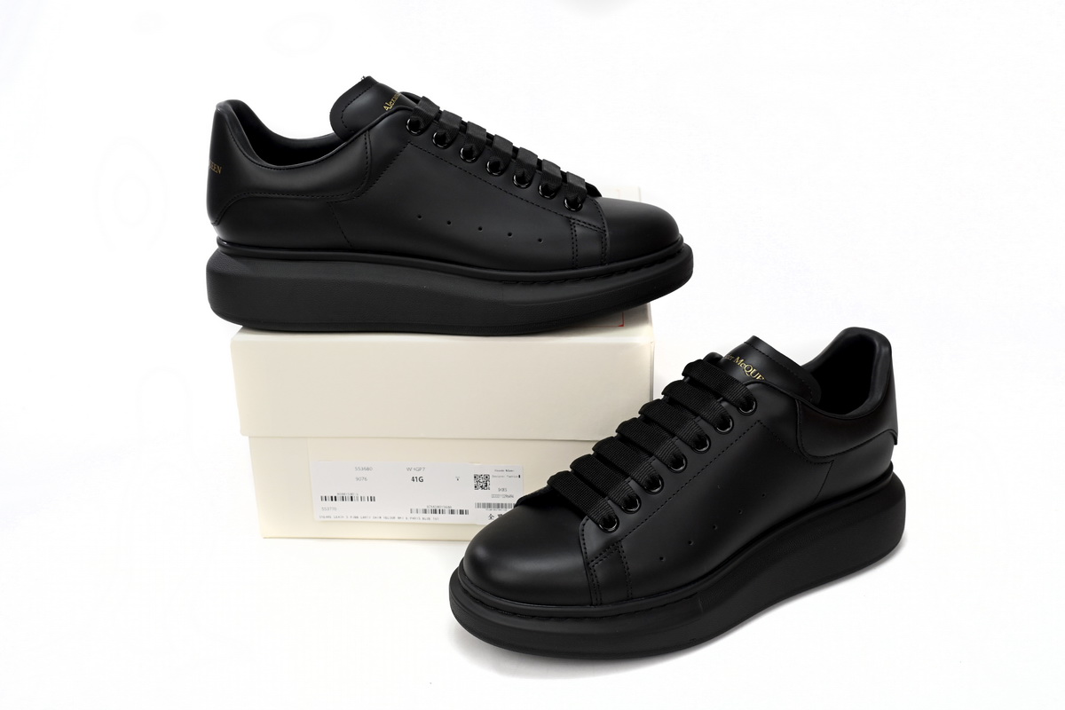 Alexander McQueen Oversized Sneaker 'All Black' 553761 WHGP0 1000 - Shop the Iconic Sneaker at Best Price Now