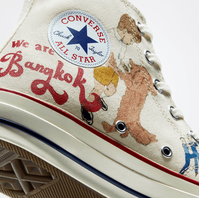Converse Spencer McMullen x Chuck Taylor All Star 70 High 'People Print' - Unique Collaboration Design