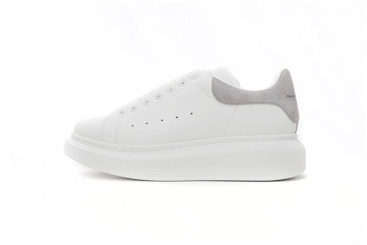 Alexander McQueen Oversized Sneaker White Dove Grey 553770 WHGP7 9410 - Shop Now