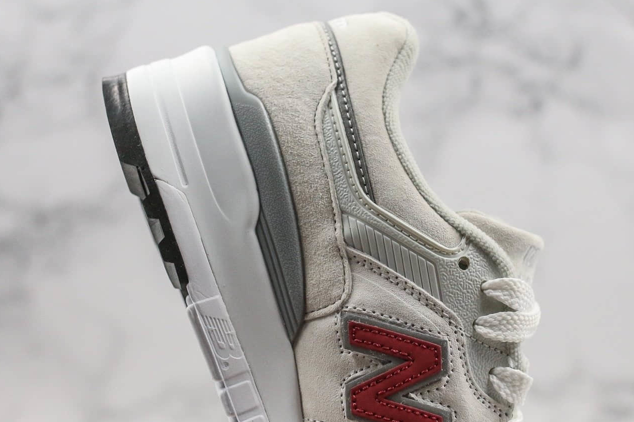 New Balance 997 D-Wide White Red M997LBG - Stylish and Comfortable Footwear for Men