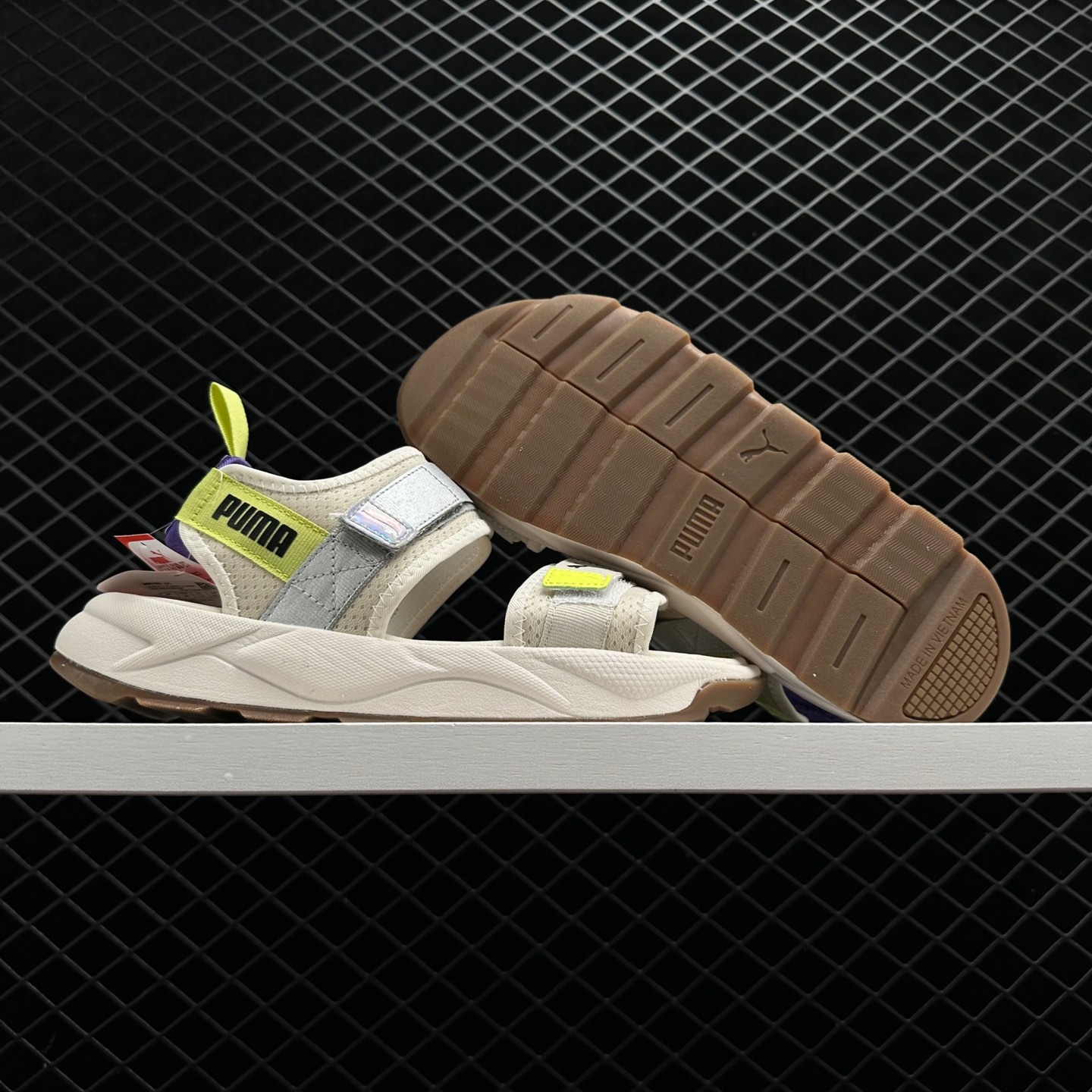 Puma RS-Sandal Iridescent White Gum 368763 01 – Stylish and Comfy Footwear
