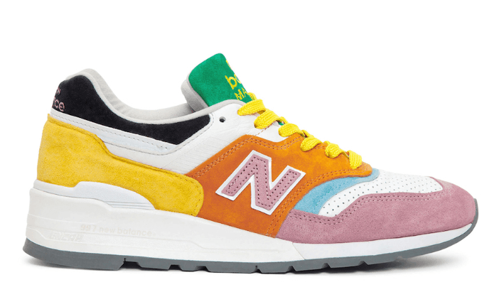STAUD x New Balance 997 Made in USA 'Multi-Color' W997SD1 - Stylish and Handcrafted Sneakers