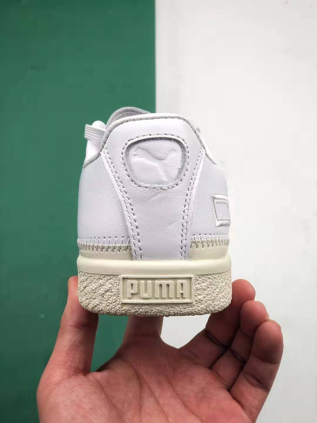 PUMA Basket Stitched White 368387-01: Classic Style with a Modern Twist