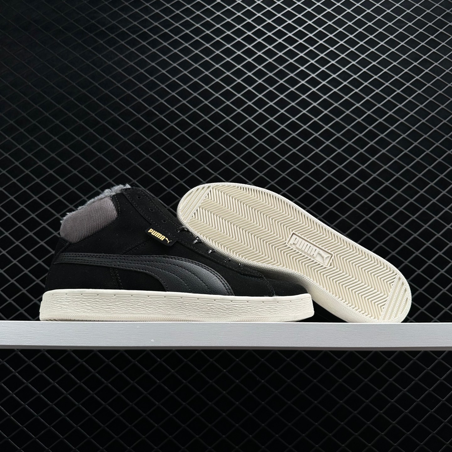 PUMA 1948 Mid Corduroy Black Board Shoes 363705-02 | Stylish and Versatile Footwear