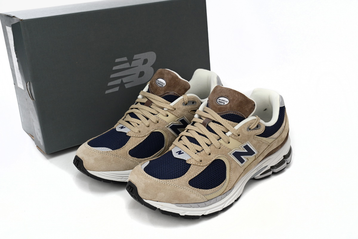 New Balance 2002R Beige Navy Blue ML2002R5 - Stylish and Comfortable sneakers for men