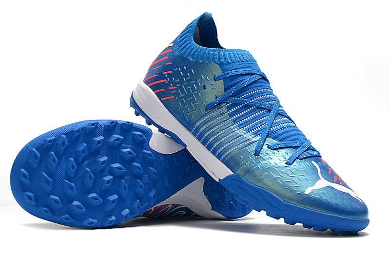 Puma Future Z 1.2 Pro Cage Blue Football Shoes 106498-01 | Lightweight and Durable Footwear