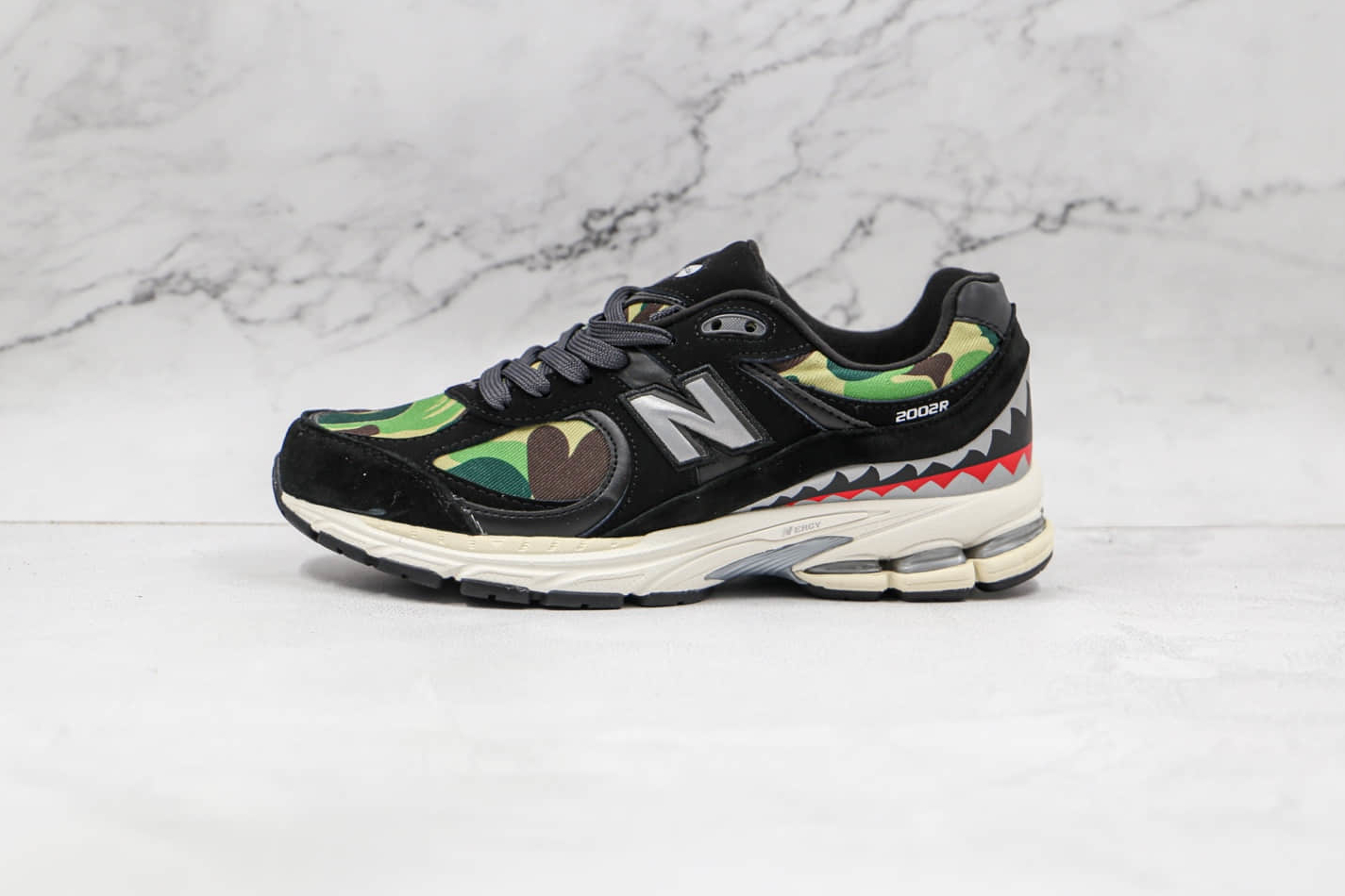 New Balance BAPE x 2002R 'Apes Together Strong - Black Camo' M2002RBF | Limited Edition Sneakers