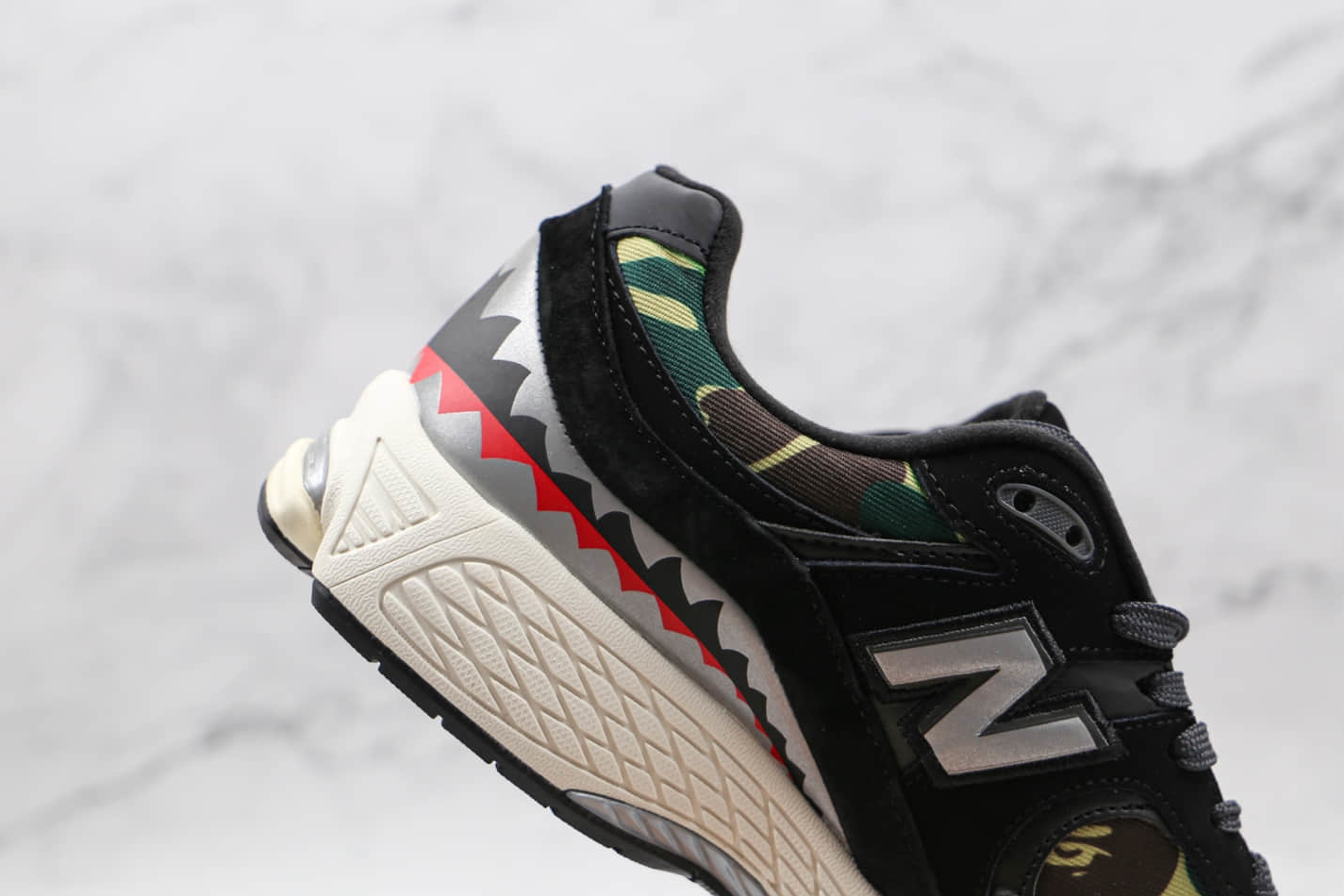 New Balance BAPE x 2002R 'Apes Together Strong - Black Camo' M2002RBF | Limited Edition Sneakers