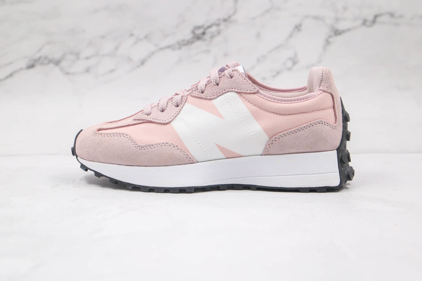 New Balance 327 Pink White YS327CKC - Trendy Sneakers for Style and Comfort