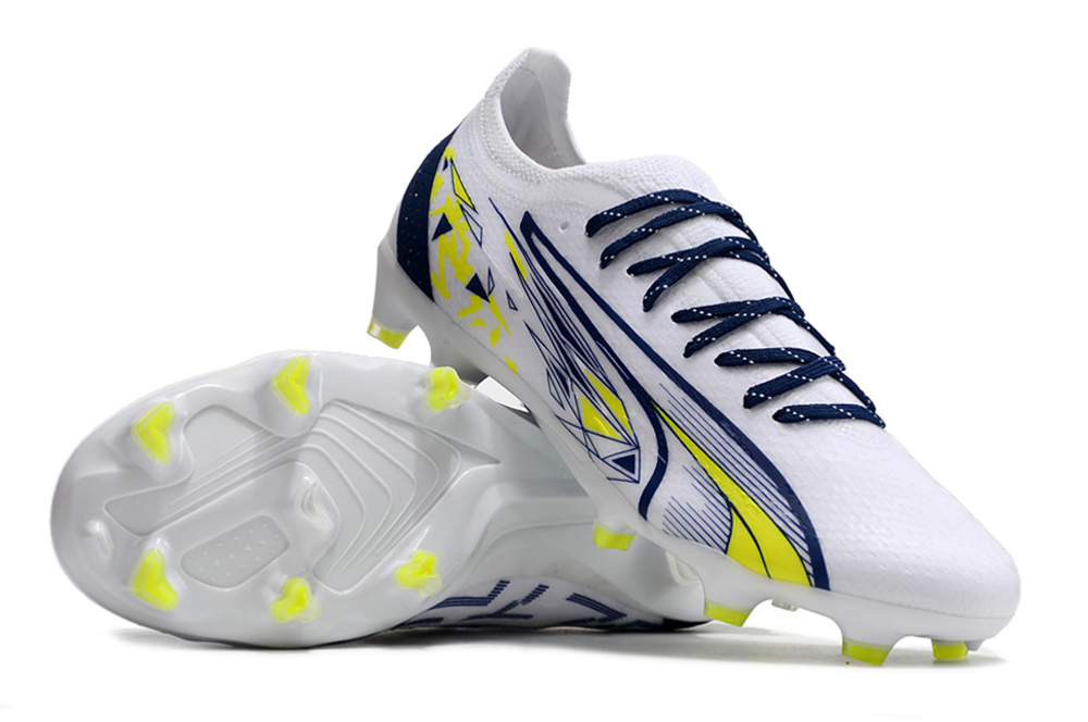 Puma Ultra Ultimate Football Boots | White Green | 65561009