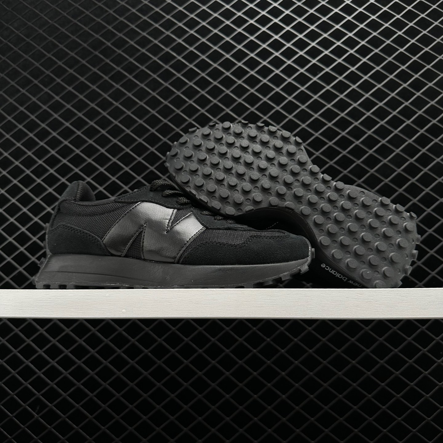 New Balance 327 'Triple Black' MS327CTB - Sleek and Stylish Footwear