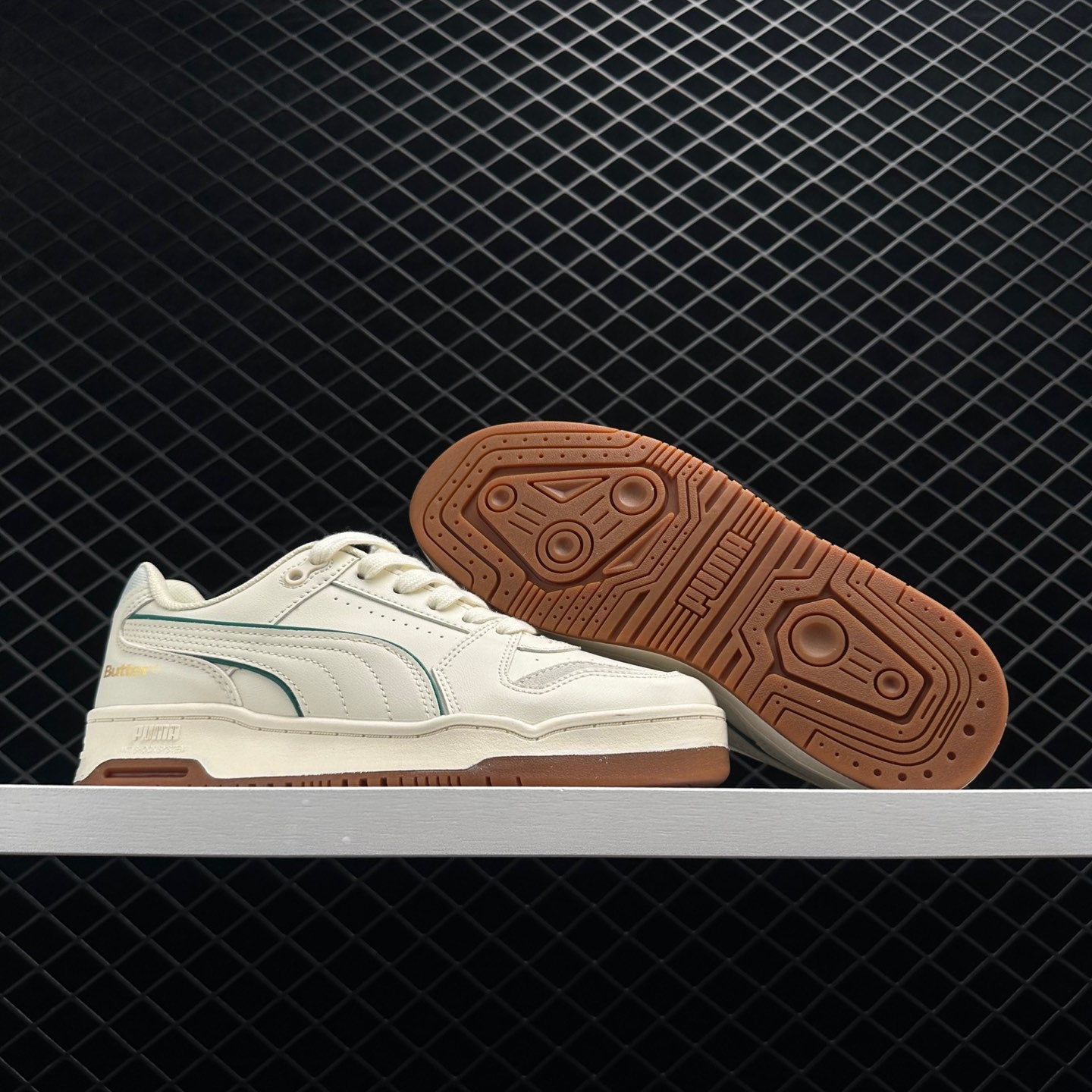PUMA Butter Goods x Slipstream Low 'Whisper White' Sneakers – Exclusive Collaboration with 381787-01